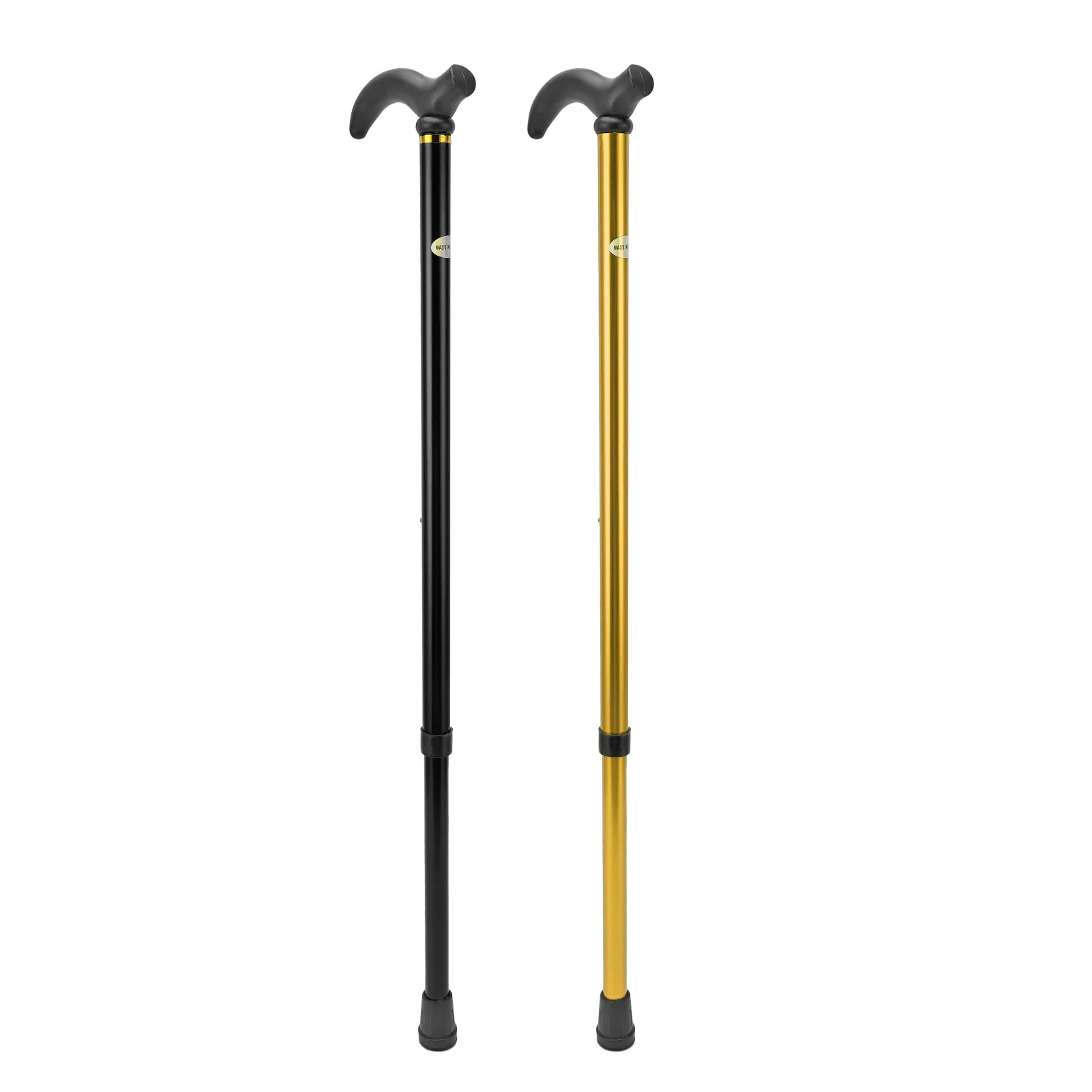 عصا مشي قابلة للتعديل بمقبض مريح ، قاعدة مطاطية ، سبائك الألومنيوم ، تعديل 6 أوضاع لكبار السن #5