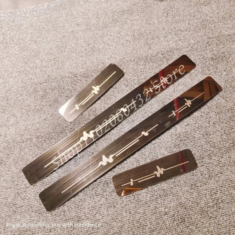 

Для Nissan QASHQAI 2008-2021 накладка на порог автомобиля протектор боковые пороги автомобильные аксессуары хромированная отделка из нержавеющей стали