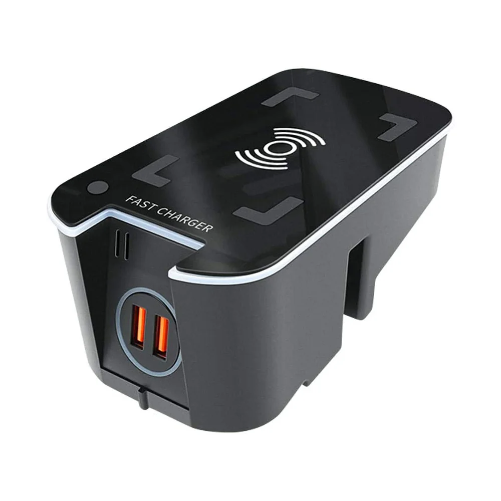 Supporto per telefono con piastra di ricarica per caricabatterie Wireless QI per auto 15W per Volvo XC90 S90 XC60 VC60 S60 V90