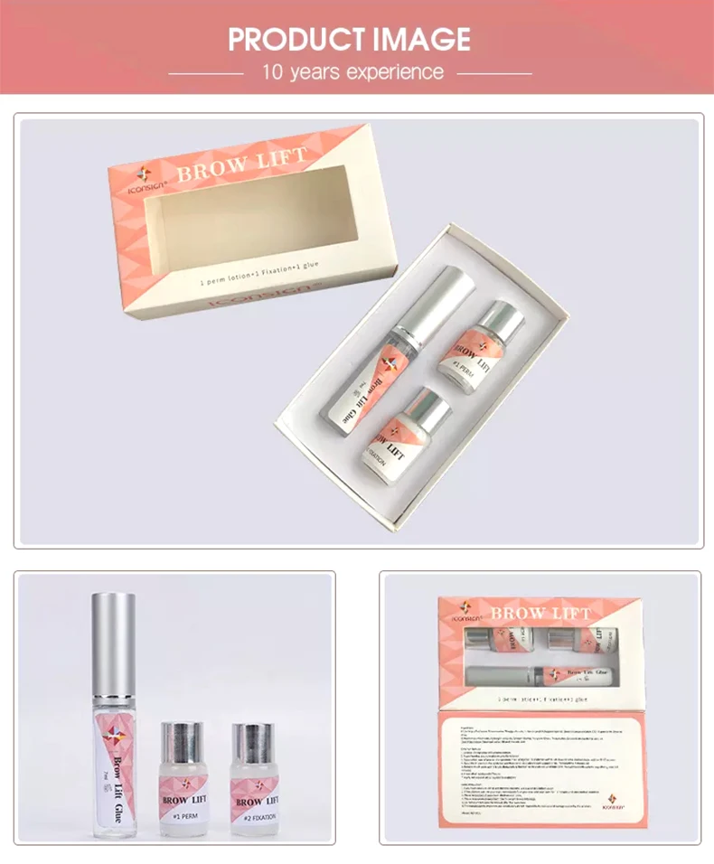 Rápido Perm Lash Lift Kit, Séros de Crescimento Lash, Brow Laminação Loção Set, Cílios Setting, 2 em 1