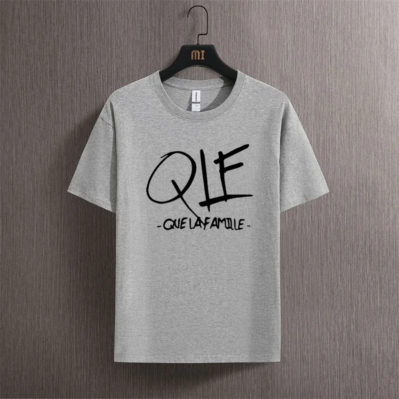 Man Cotton T Shirt Personnalise Chanteur Qlf Que La Famille Chanson Musique N007 Printed T-shirt Woman Vintage Shirts