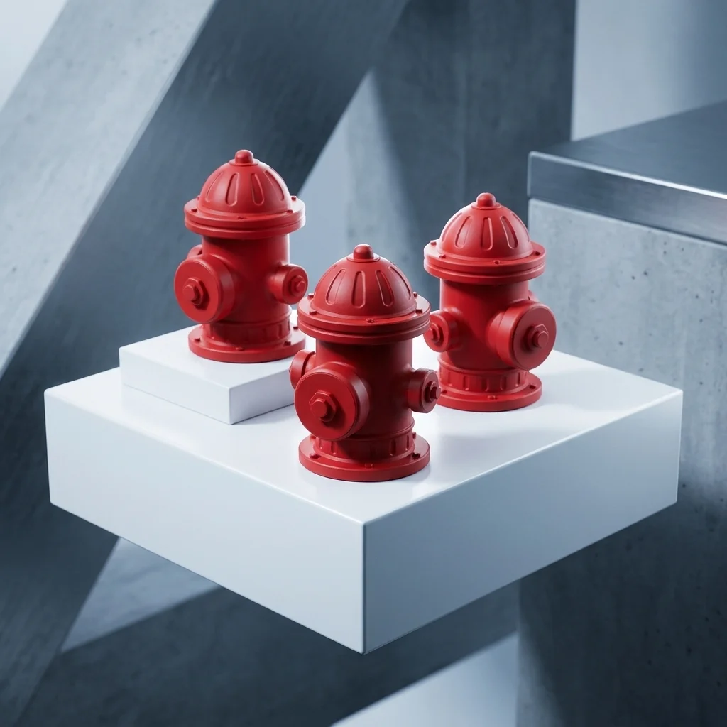 زينة مكتبية على شكل صنبور إطفا - مراجعة 3D Printing Fidget Toys وسعره