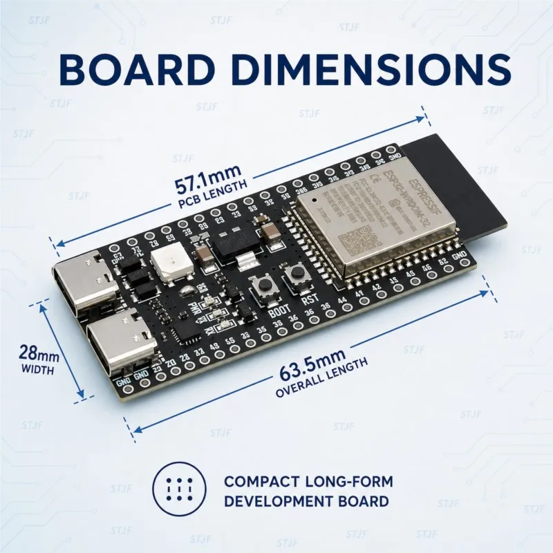 ESP32-S3-DevKitC-1 ESP32-S3 WiFi Bluetooth-compatible BLE 5.0 Mesh Development Board ESP32 Wireless Module N16R8 N8R8 N8R2