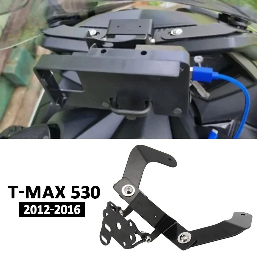 

For YAMAHA T-MAX530 T-Max TMAX 530 2012-2016 Accessories GPS Smart Phone Navigation Mount Mounting Bracket Adapter Holder