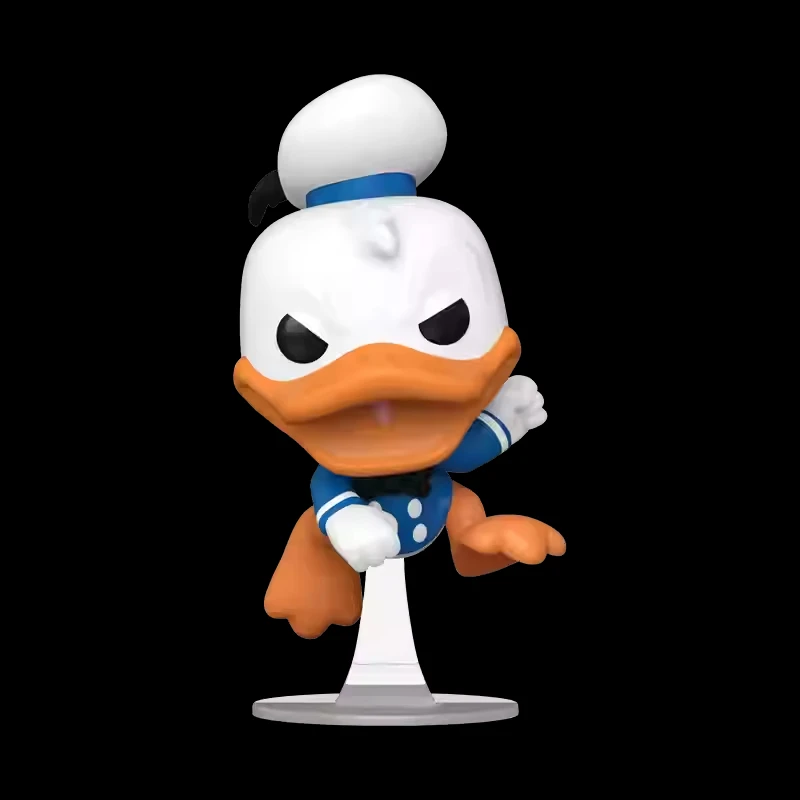 Disney Funko Pop-Figurine de dessin animé pour enfants, Donald Duck, 90e modèle des travailleurs, jouet Kawaii, beurre d'ornement de renforcement, cadeaux d'organisation périphérique