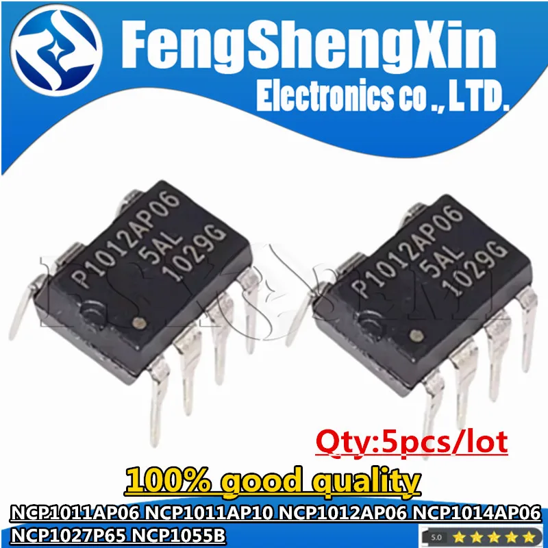 5pcs NCP1027P65 DIP-7 P1027P65 NCP1014AP06 P1014AP06 NCP1012AP06 P1012AP06 NCP1011AP06 P1011AP06 NCP1011AP10 NCP1055B NCP1055