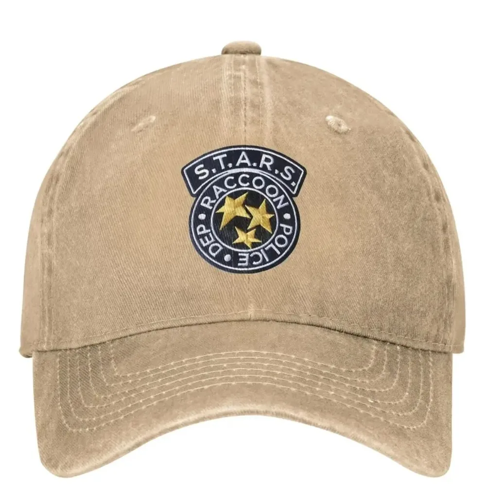 Stars Logo Baseball Cap Residents Evils Game Unisex Teens Design Hip Hop Hats Summer Y2k Retro Hiking Fishing Baseball Caps