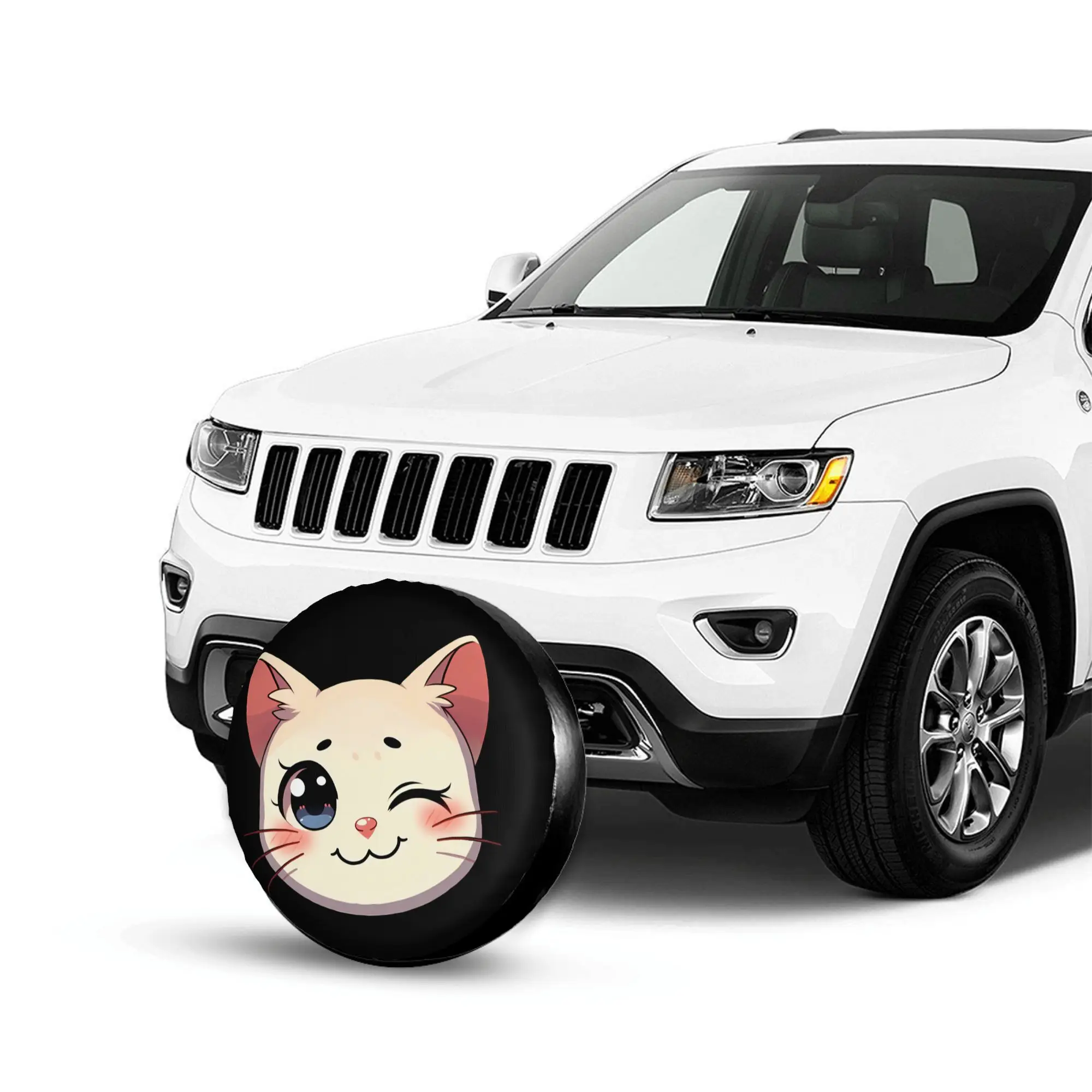 

Защитный чехол для запасного колеса Wink Cat, 1 шт., подходит для шин 14, 15, 16 и 17 дюймов, подходит для Jeep, Tra.