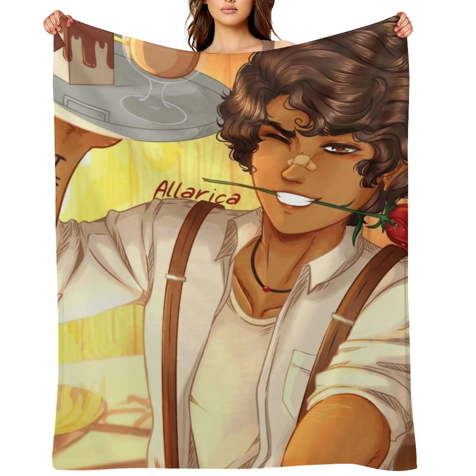 

Boyfriend Leo Valdez Throw Blanket Furrys Personalized Gift Sofa Throw Fashion Sofas Blankets