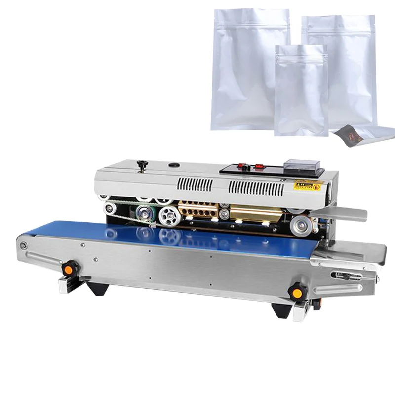 Continuous Band Sealer Automatic Continuous Sealing Machine Horizontal Sealing Sealer For PVC Membrane Bag Film