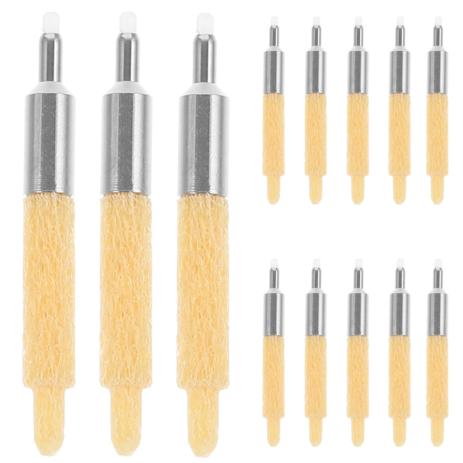 

20 Pcs Sconce Paint Pen Operated Lights Portable Marking Tips Yellow Metal