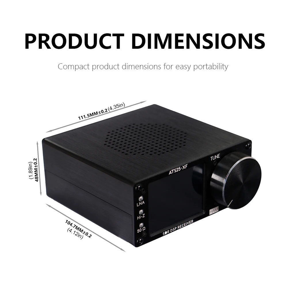 ATS25-XF FM LW SW CB MW خلاط استقبال واي فاي فك 2.8 بوصة TFT LCD تعمل باللمس كامل النطاق راديو محمول