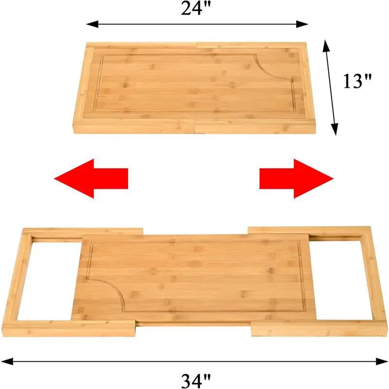 Bamboo chopping board cutting board retractable length household kitchen chopping  bamboo and fruit chopping