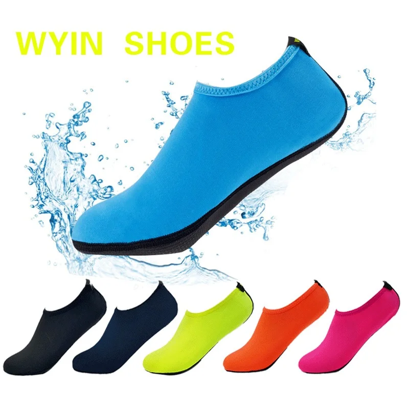 Unisex Light Water Shoes Women Swimming Diving Socks Aqua Beach Sandal Flat Shoe for Men Seaside Non-Slip Sneaker Socks Slipper