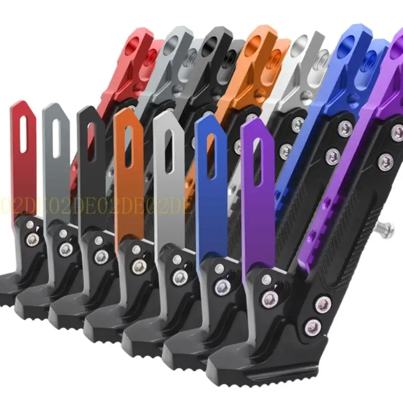 

02DE Motorcycle Extendable Stand Holder Electric Bike Scooter Replacement Kickstand