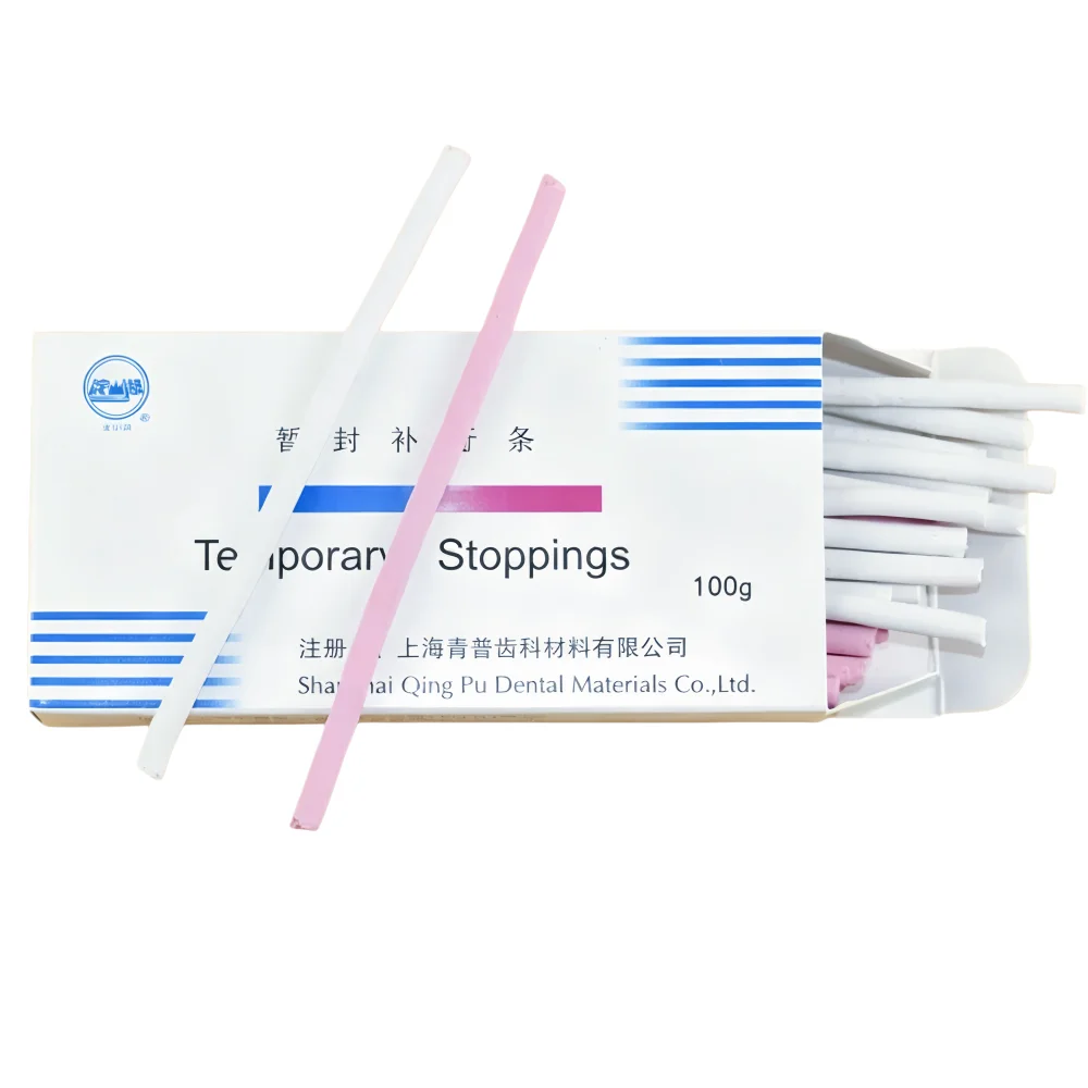 100g Dental Temporary Stopping Sticks Heat Softenable Cavity Sealing Rods for Root Canal Access Closure Interim Restoration