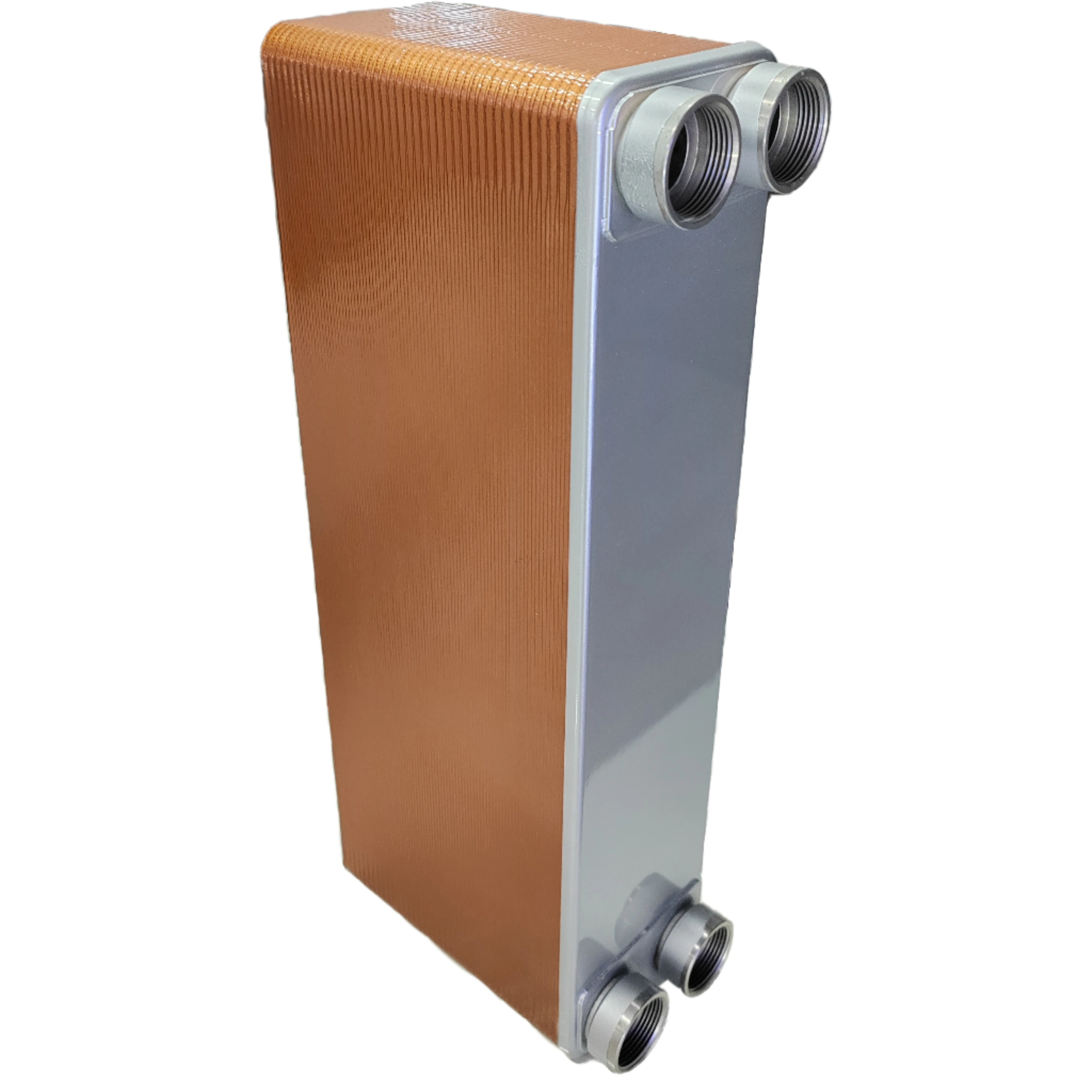 316L Stainless Steel Brazed Plate Heat Exchanger 120-Piece 4.5MPa for Heat Transfer Hydraulic Oil Cooling High Efficiency CE