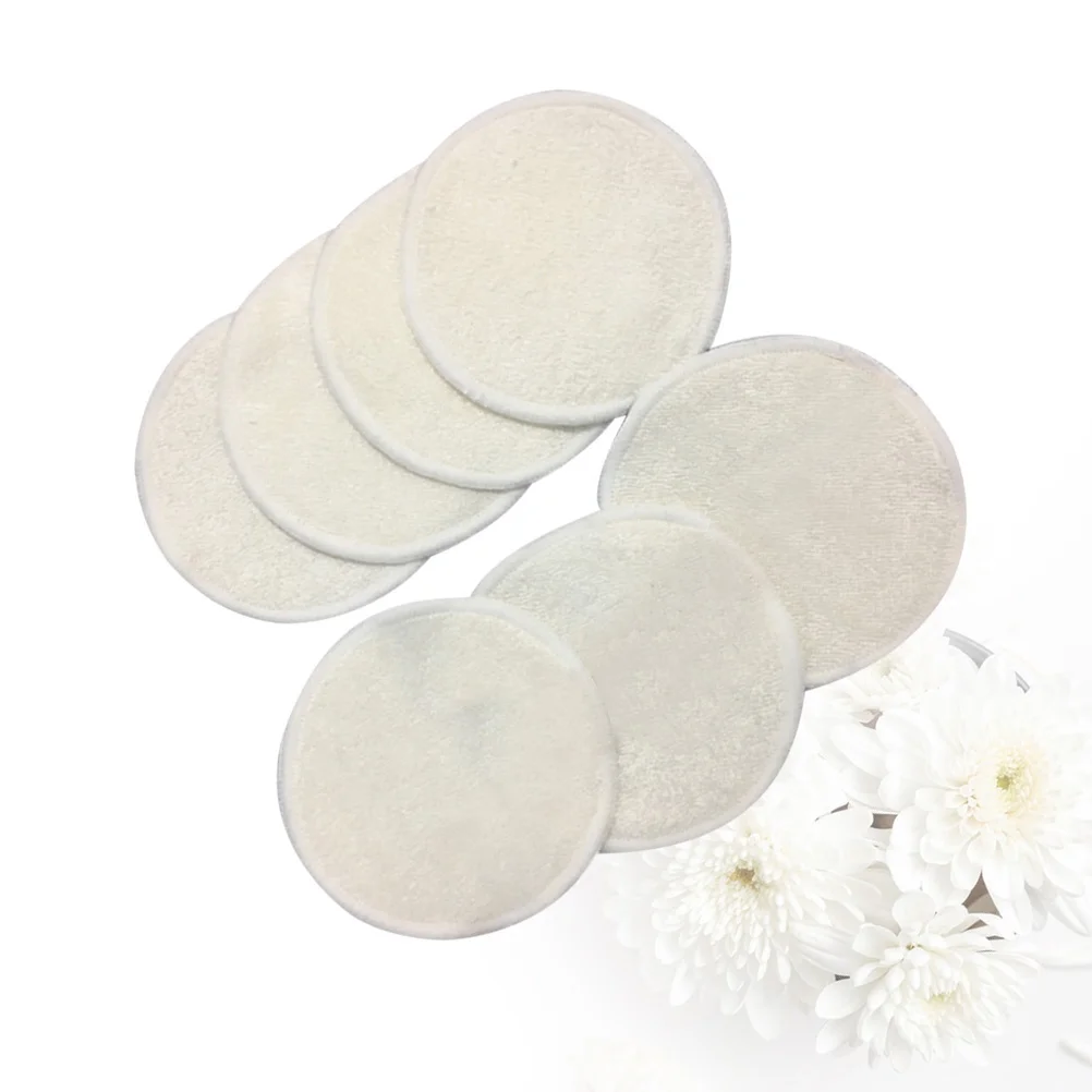 10 stuks 3 lagen bamboevezel make-up remover pad herbruikbare make-up remover reinigingspads make-up remover pads