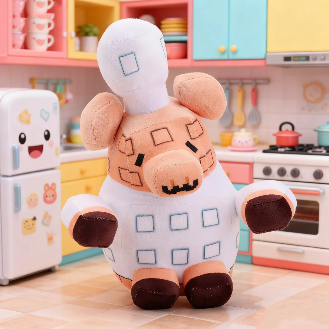Kawai Steal a Brainrot Sammy Jandel Plush Anime Game Cute Chef Pig