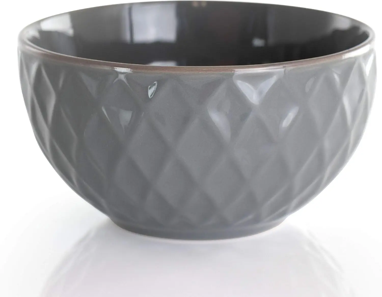 طقم أطباق دائرية من مجموعة أواني الطعام الحجرية، 16 قطعة، لائحة ولؤلؤ