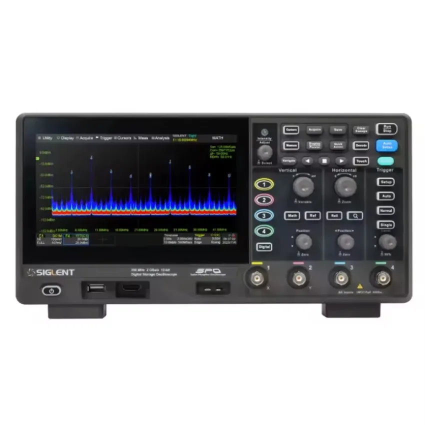 SIGLENT SDS824 Digital Storage Oscilloscope 12-bit 2GS/s Sampling 2-4 Channels 200MHz Bandwidth 7