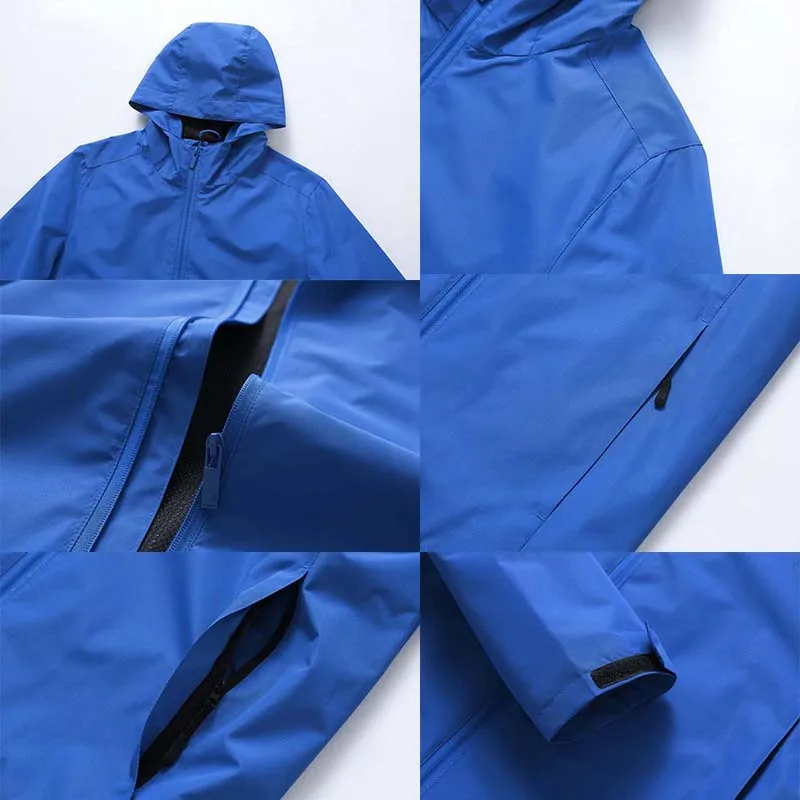 Men's Winter Jacket with Hood, Windproof, Waterproof and Scratch-Proof Jacket, Cycling Sports Custom Logo Text Picture Clothing