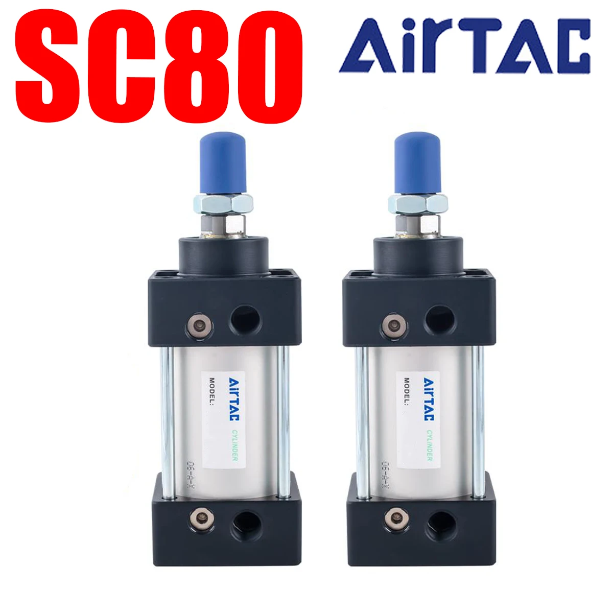 AIRTAC SC80 Pneumatic Air Cylinder CA CB FA LB Mount Bracket I Y Joint Rod Eye Floating Connector Air Cylinder Fitting Parts