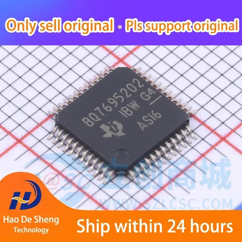 10PCS/LOT BQ7695202PFBR  BQ7695202 TQFP48   New Original In Stock