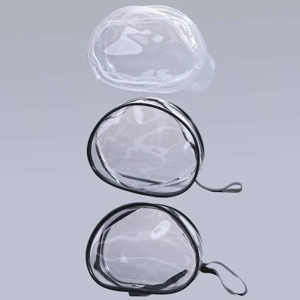 Waterproof Zipper Clear Outdoor Doll Bag Transparent Irregular Doll Storage Pouch Clear Bags PVC Outdoor Doll Display Bag