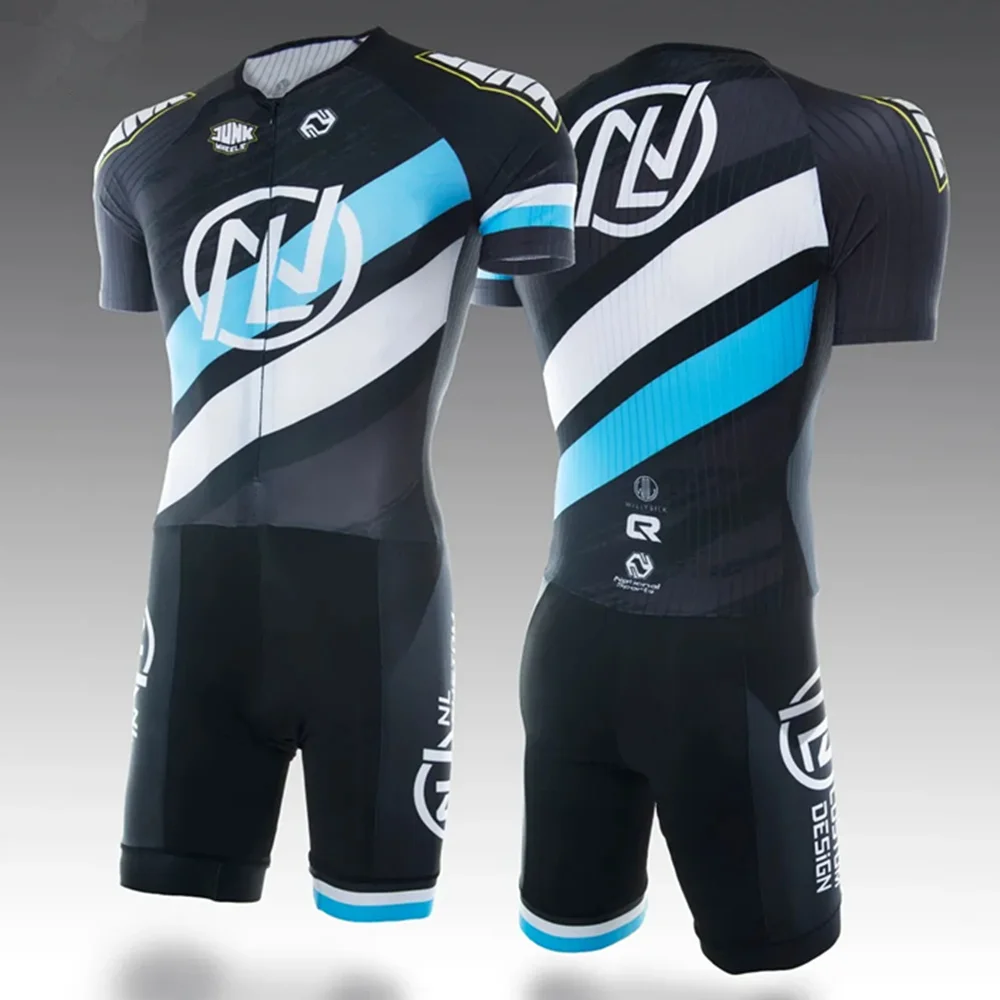 

Men's Junk Speed Skating Slide Clothing NL Custom ProTeam Inline Speedsuit Skating Skinsuit Skate Race Suits Triathlon Apparel