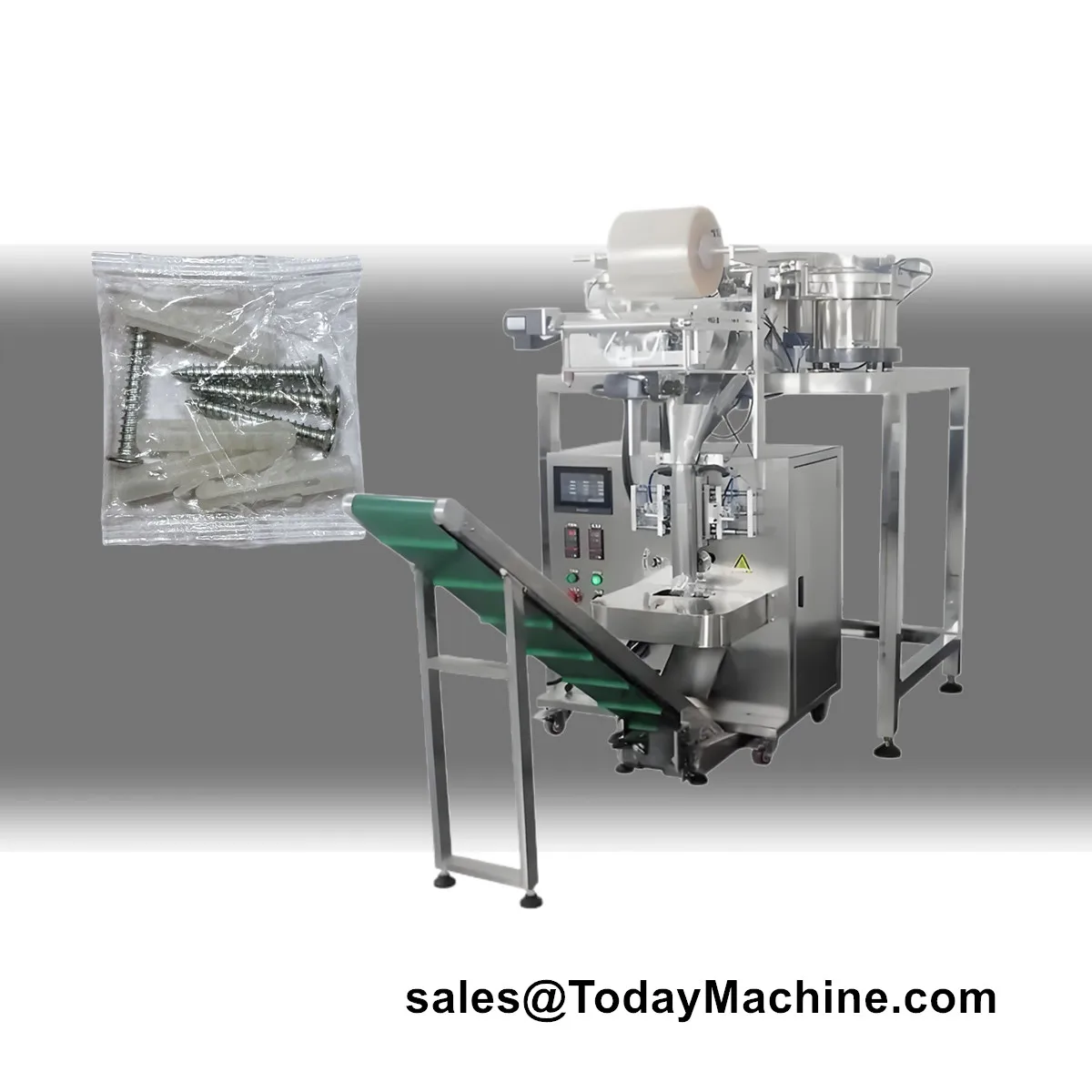 Automatic Vertical Mix Hardware Fastener Parts Screw Counting Packaging Machine