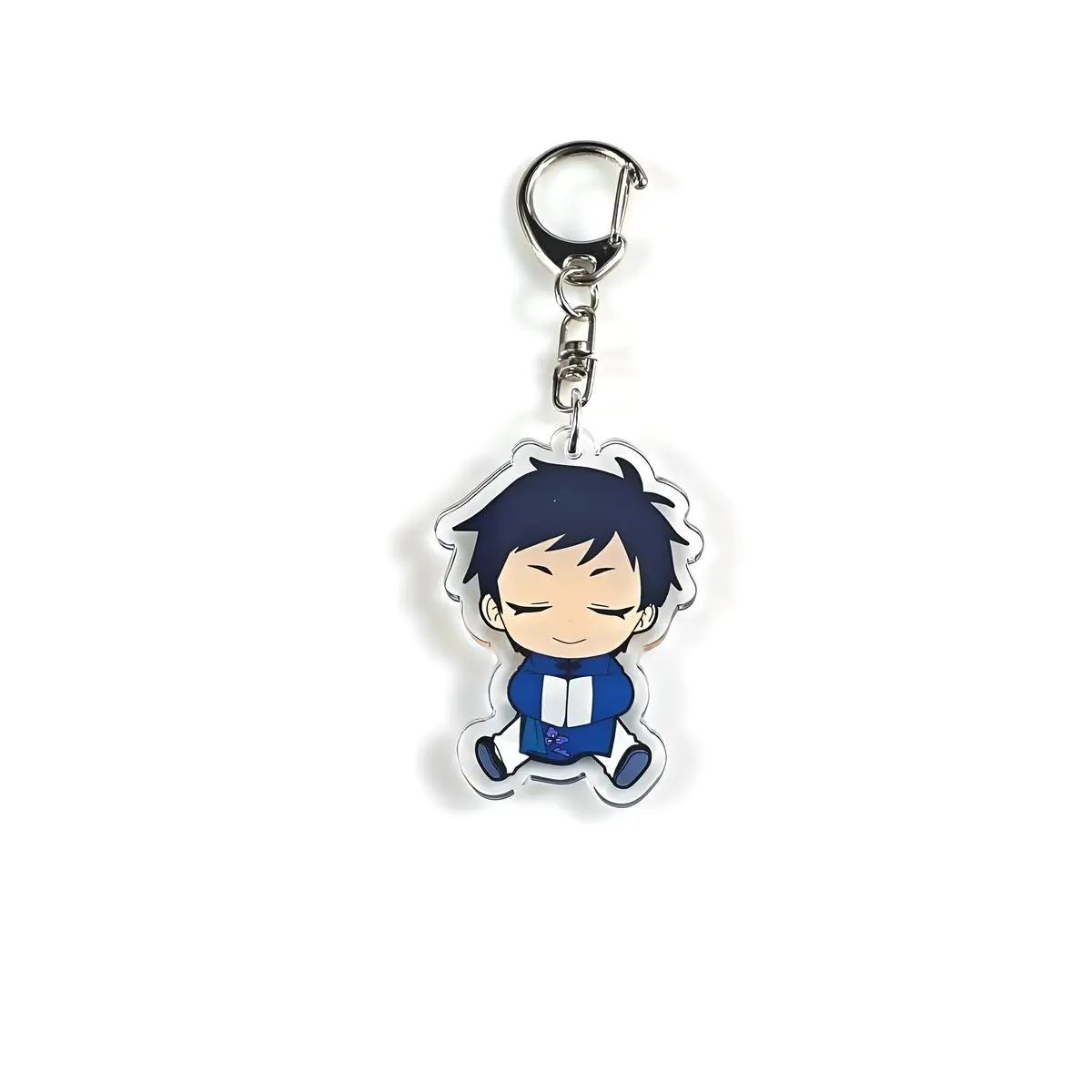 Black Butler Acrylic Cartoon Anime Pendant Keychains Holder Car Key Chain Key Ring Phone Bag Hanging Gifts Accessories