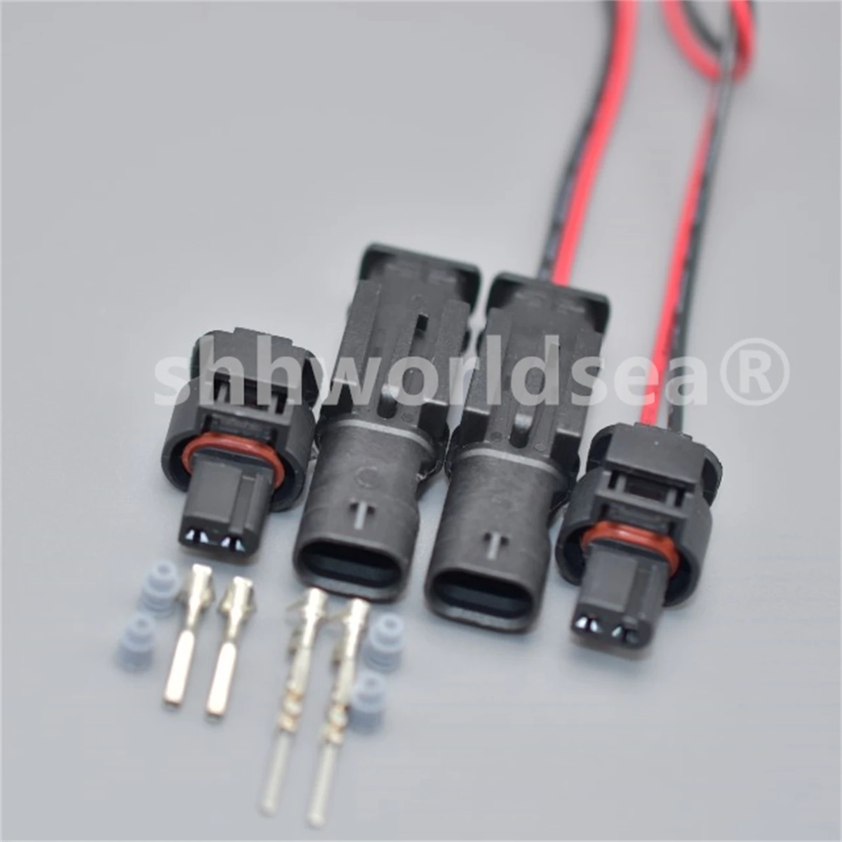 shhworldsea 2 Pin Automotive Waterproof Connector Fuel Pump Plug Solenoid Valve Plug 872-857-561 872-863-561 7543312-02 For BMW