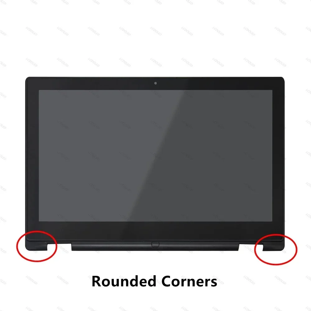 LCD Display Touchscreen Glass Panel Digitizer Assembly Bezel For Dell Inspiron 13 7352 7353 P57G LP133WH2-SPB1 LTN133HL03-201