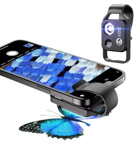 New High definition 200 times children's science and education toys biological science experiments with CPL portable microscope