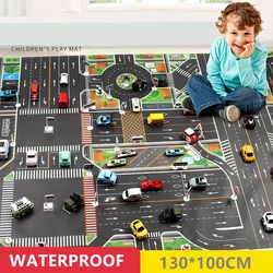 Baby Play Mat City Traffic Car Park Waterproof Parking Lot Kids Playmat Kids Rug Boy Girl Educational Toys for Children Map ​