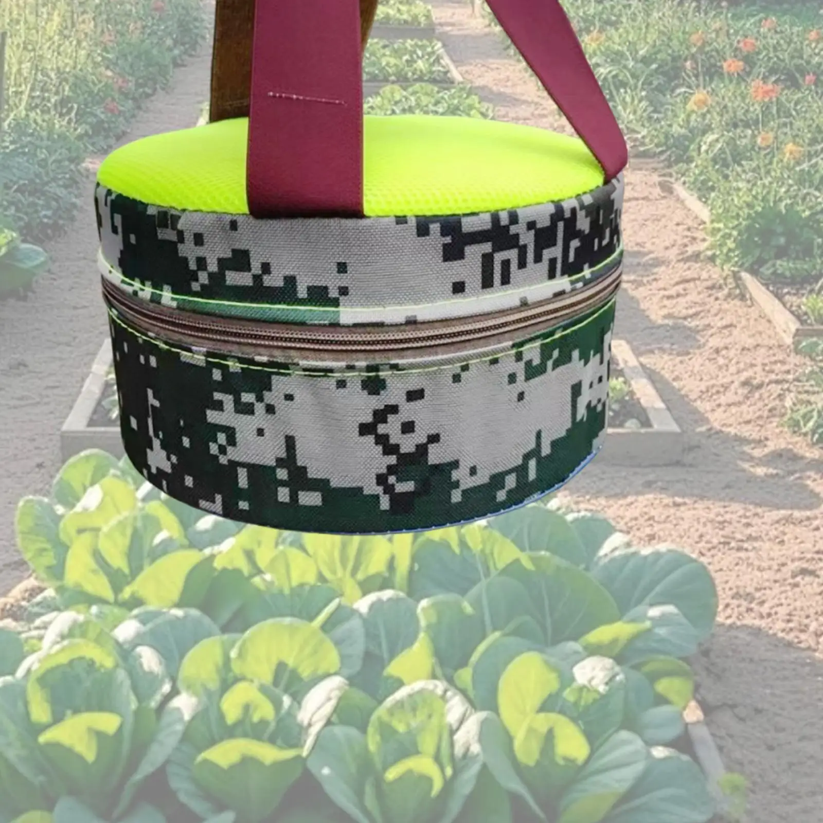 Garden Stool Gardener Work Seat for Children Adults Compact Round Camping Stool Footstool for Farming Home Backyard Planting