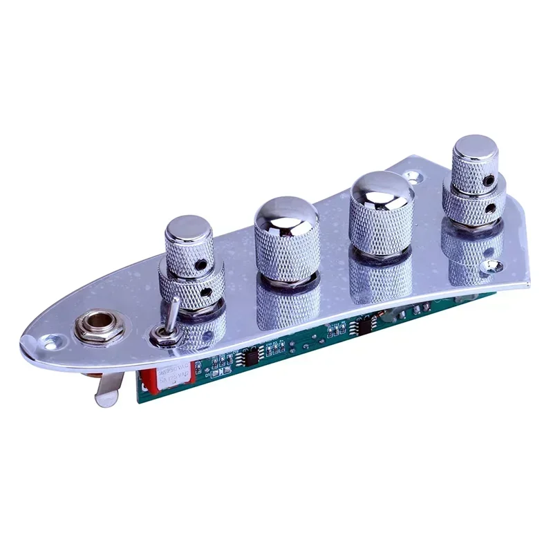 WZ-5 Jazz JB Bass Loaded Wired Control Plate for 4/5 String Bass Guitar Parts JB-08CR HY view 4
