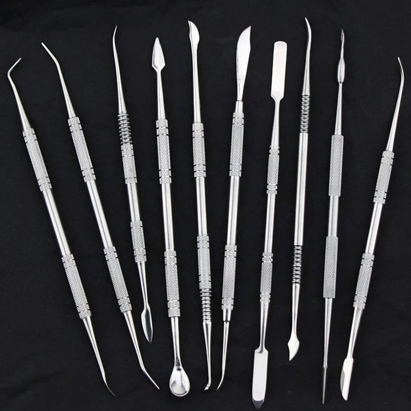 Stainless Steel Clay Carving Tools Jewelry Carving Carving Processing Kit Sculpture Tools For Modeling Ceramic Crafts