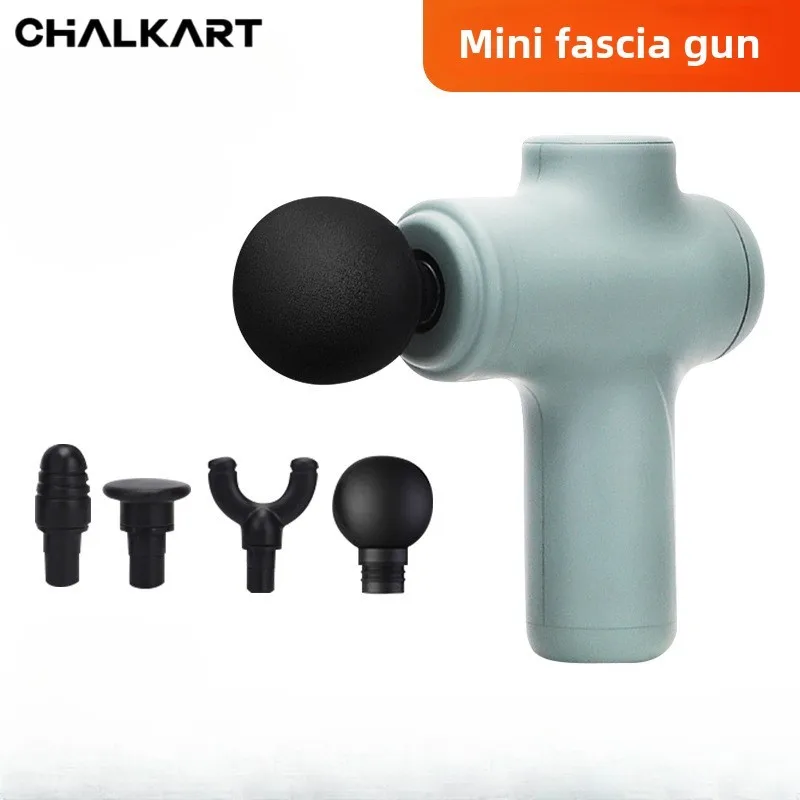 LCD screen Multi-gear adjustment mini Fitness Muscle Relaxer Small electric fascia Gun Massager Impact gun Fascia Gun