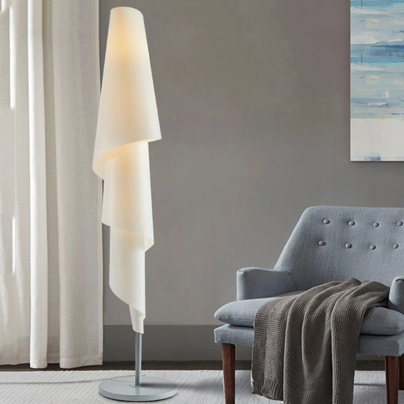 

Postmodern Nordic Floor Lamp Villa Hotel Luxury Designer LED Light Fitting Parlor Bedroom Atmosphere Home Decoration Stand Light