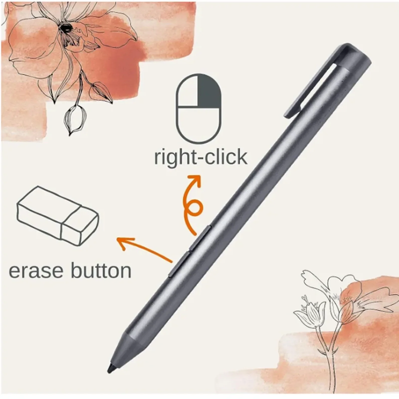 

Стилус Active Pen 3, для Lenovo P11 / Tab P11 Gen2 / Xiaoxin Pad P11 Plus J607, совместимый с Active Touch Pencil Precision Pen 2
