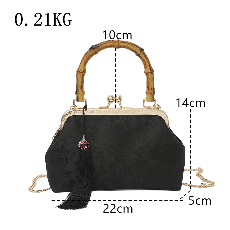 Women Evening Clutch Exquisite Luxury Designer Wooden handle Party Clutch Bag Female Shoulder Bag Purses Handbag Wedding Banquet