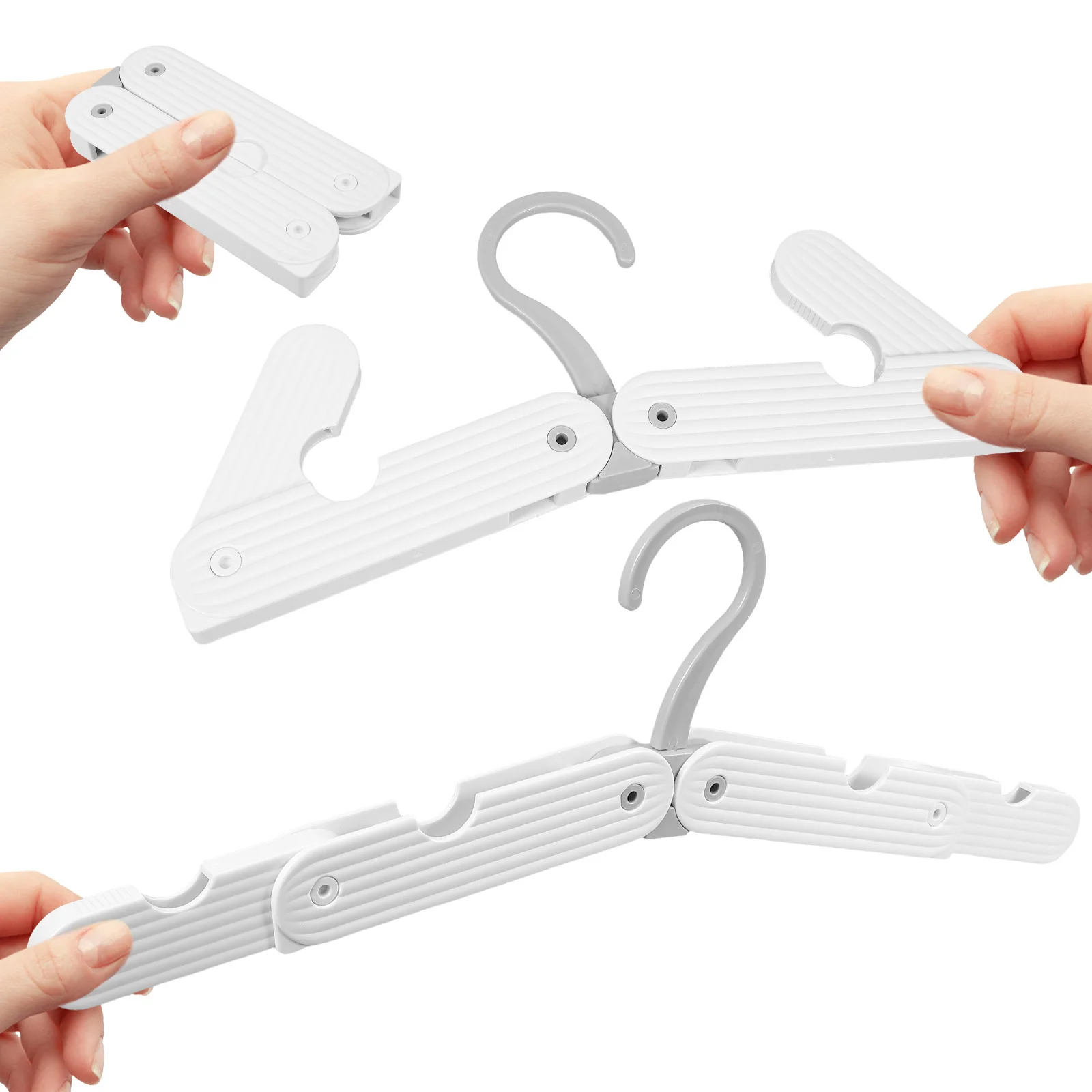 2 шт. складная вешалка для одежды, складные вешалки для экономии места для путешествий, домашнего шкафа, органайзера, рубашки, брюк, пальто, складная одежда