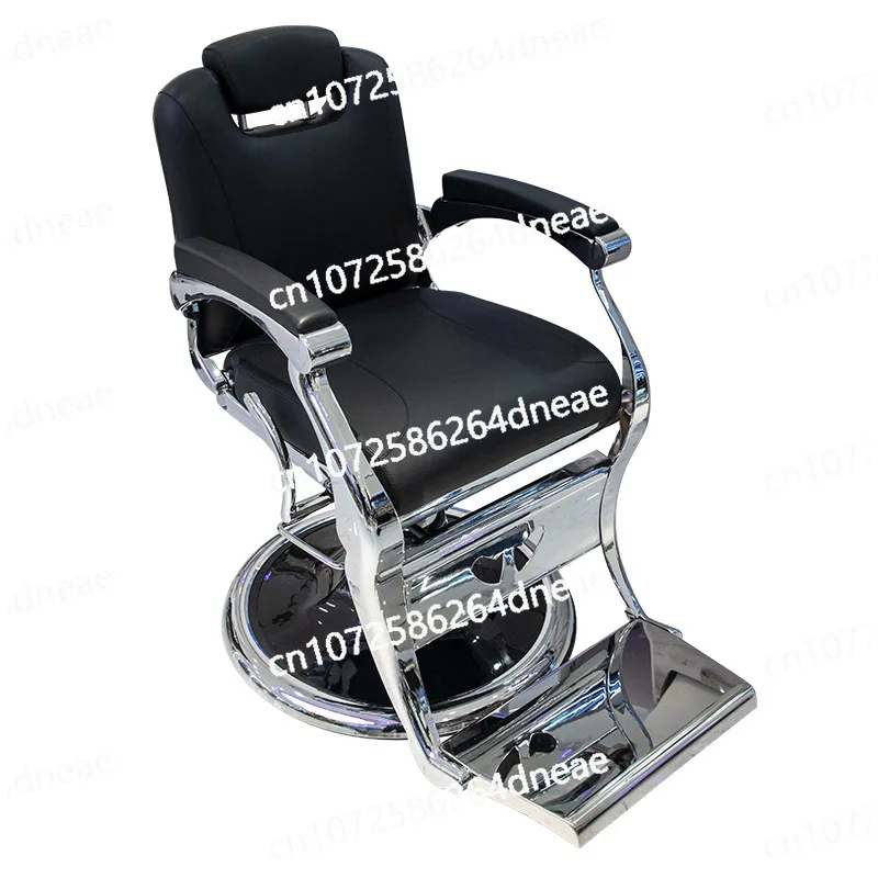 

Barber hair chair reclining hair cutting tattoo hair chair men's oil head lift barber shop large chair