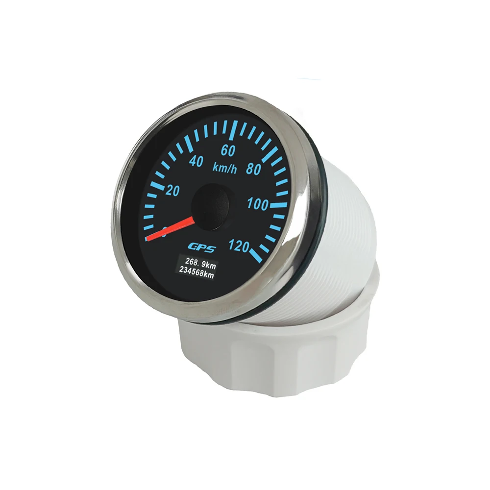 

ELING 52mm GPS Speedometer 0-30km/h 0-80KM/H 200kmh Odometer Tripmeter with GPS Antenna 7 Colors Backlight for Truck Motor