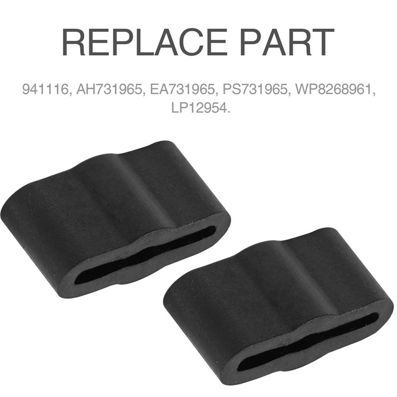 2Pcs 8268961 WP8268961 Dishwasher Sleeve Friction Pad For Whirlpool Kenmore Dishwasher WP8268961VP PS731965 PS11745488