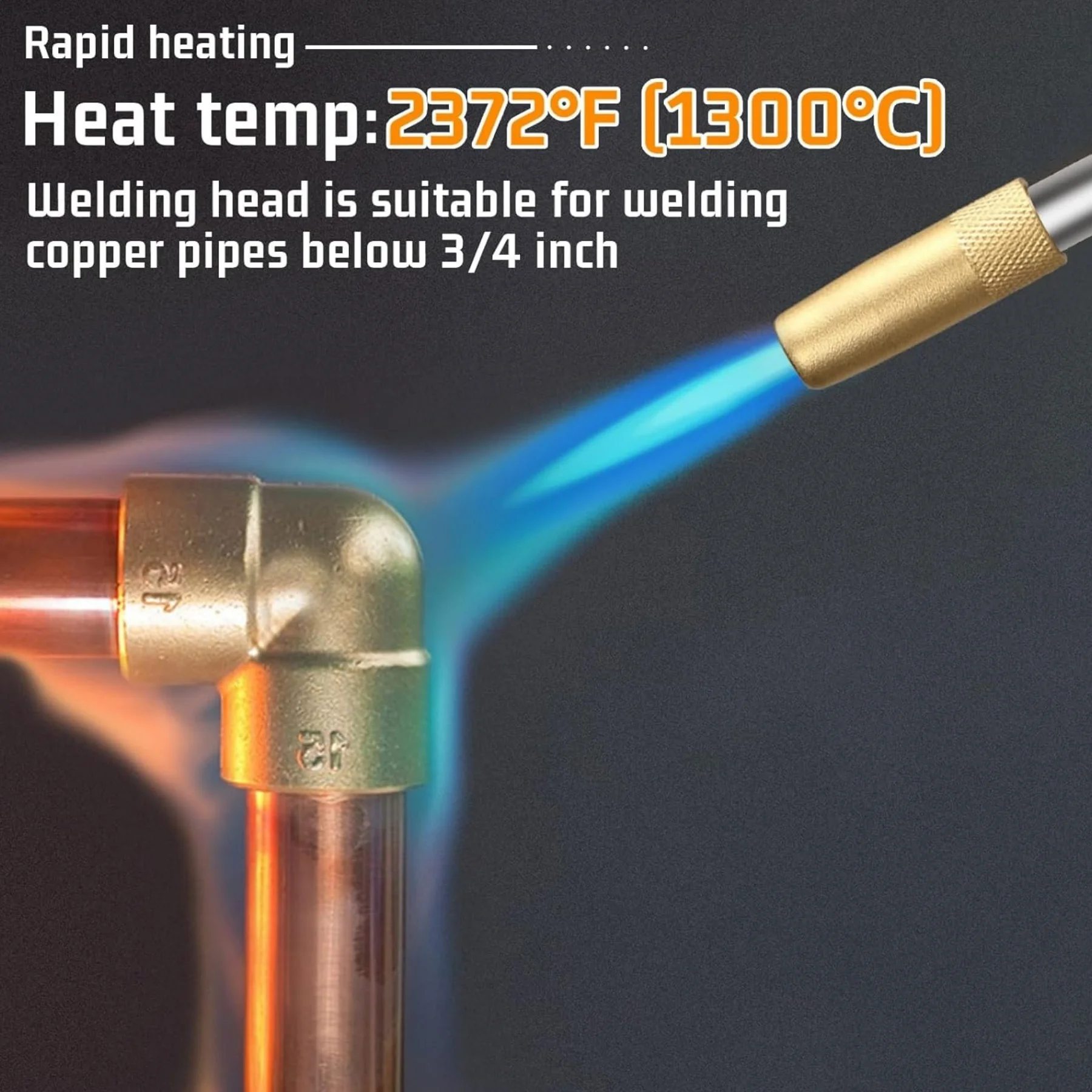 MAPP شعلة لحام الغاز البروبان لهب الشعلة المحمولة مع محول تحويل الغاز لحام تصلب الشواء صب المجوهرات