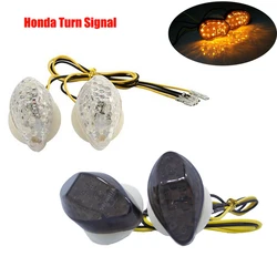 CBR600 Amber Turn Signal Indicator Lights For Honda CBR 600 F4 F4i CBR600RR CBR1000RR Universal Flasher Lamp Cignotants Moto Led