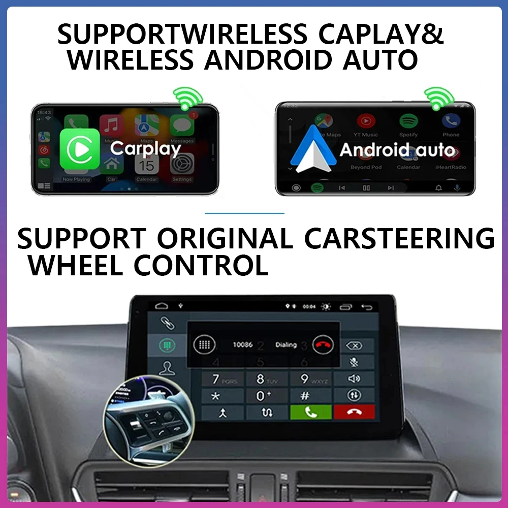 Android 14 Samochodowy odtwarzacz DVD dla Jeep Compass Patriot 2010-2016 Auto Radio Odtwarzacz multimedialny Stereo Jednostka główna Nawigacja GPS Bez 2din DVD